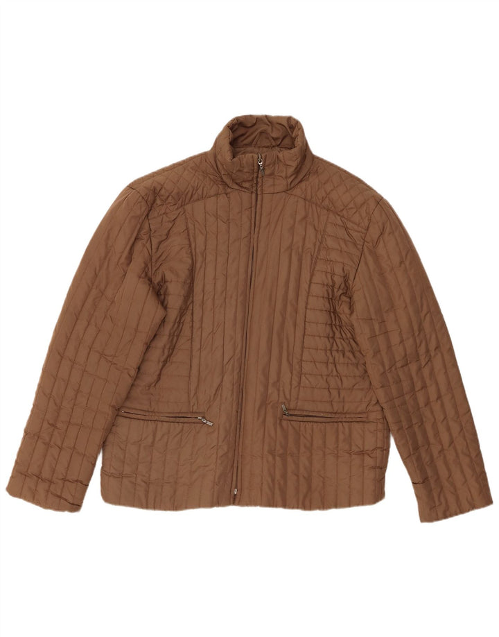 Giacca imbottita da donna PACO UK 14 Poliestere marrone medio