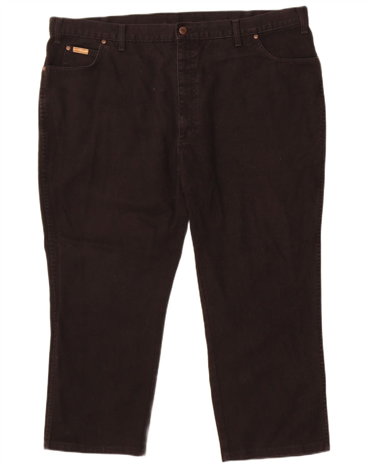 Jeans corti da uomo Wrangler W46 L26 cotone nero