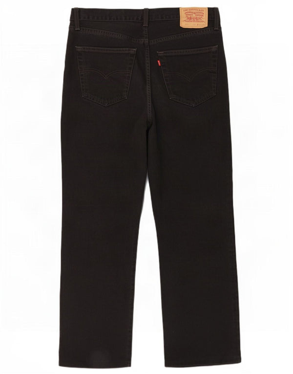 Levi's Uomo 521 Jeans affusolati W36 L28 Cotone nero