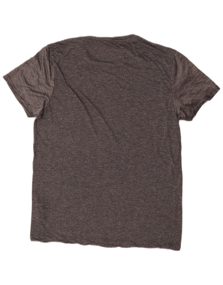 T-shirt da uomo ALL SAINTS Top Large in viscosa grigia