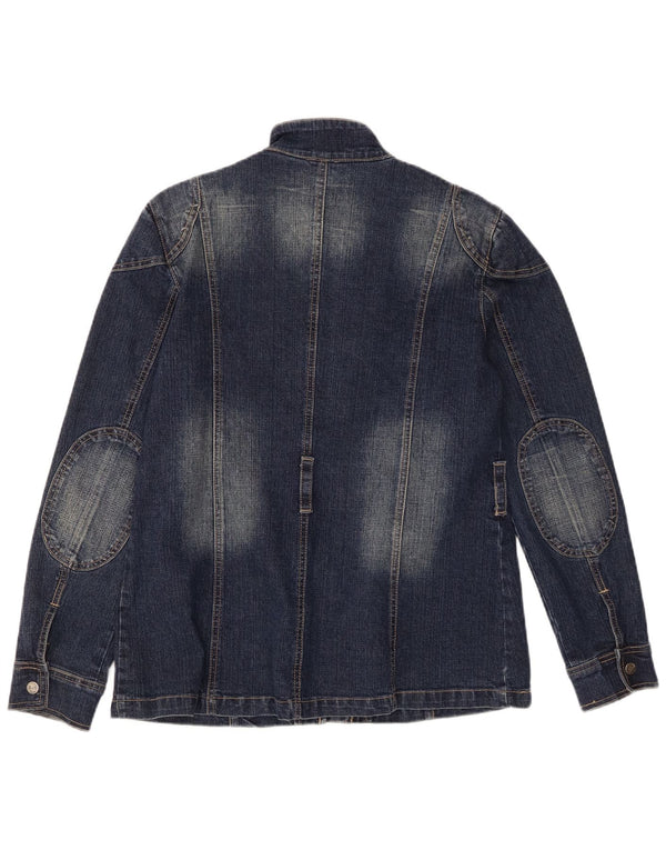 Giacca di jeans da donna XFN Jeans UK 18 XL Cotone blu navy
