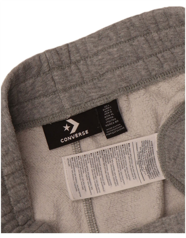 Converse Pantaloni da tuta da uomo Joggers grandi in cotone grigio