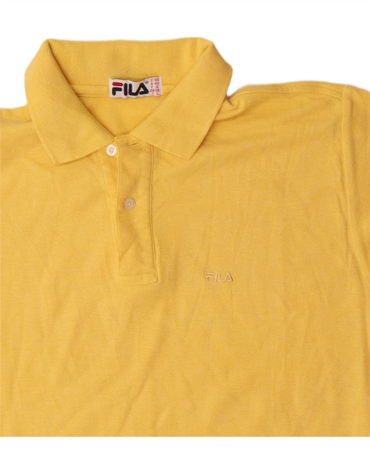 Polo Uomo FILA IT 48 Giallo Medio Cotone