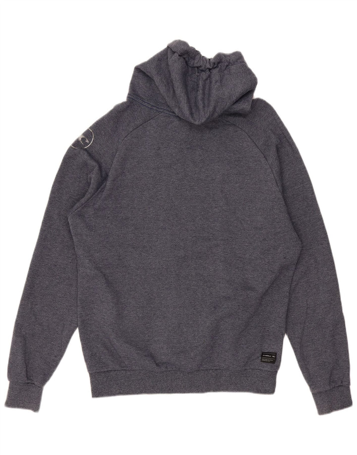 Maglione con cappuccio grafico da uomo O'NEILL cotone medio blu navy