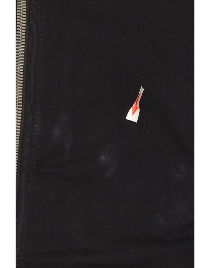 Giubbotto bomber da uomo Zara UK 42 XL viscosa blu navy