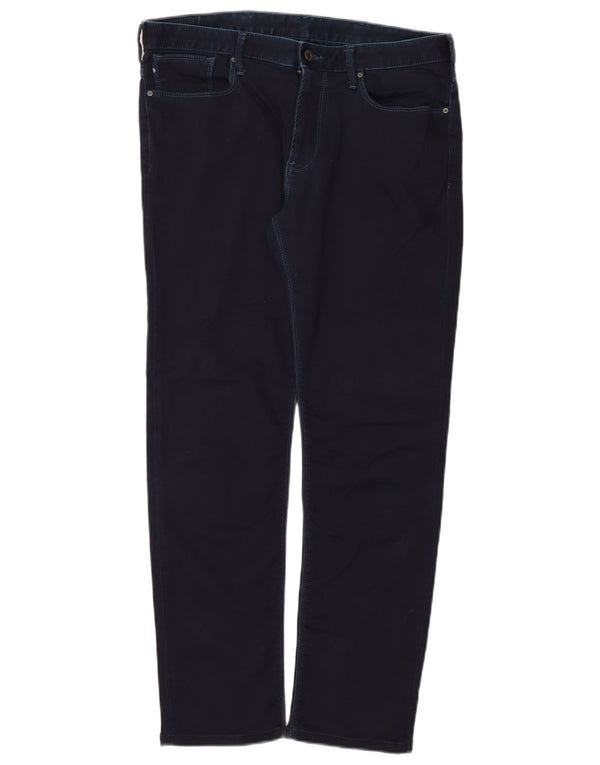 Jeans slim da donna Emporio Armani W33 L29 cotone blu navy