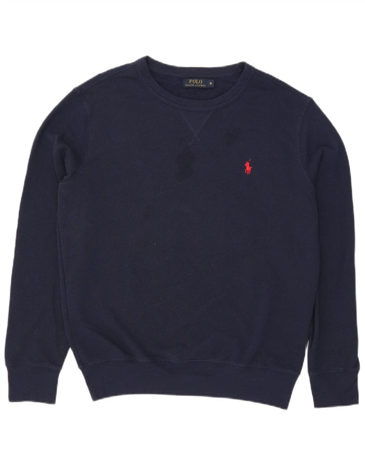 Polo Ralph Lauren Felpa da uomo in cotone medio blu navy
