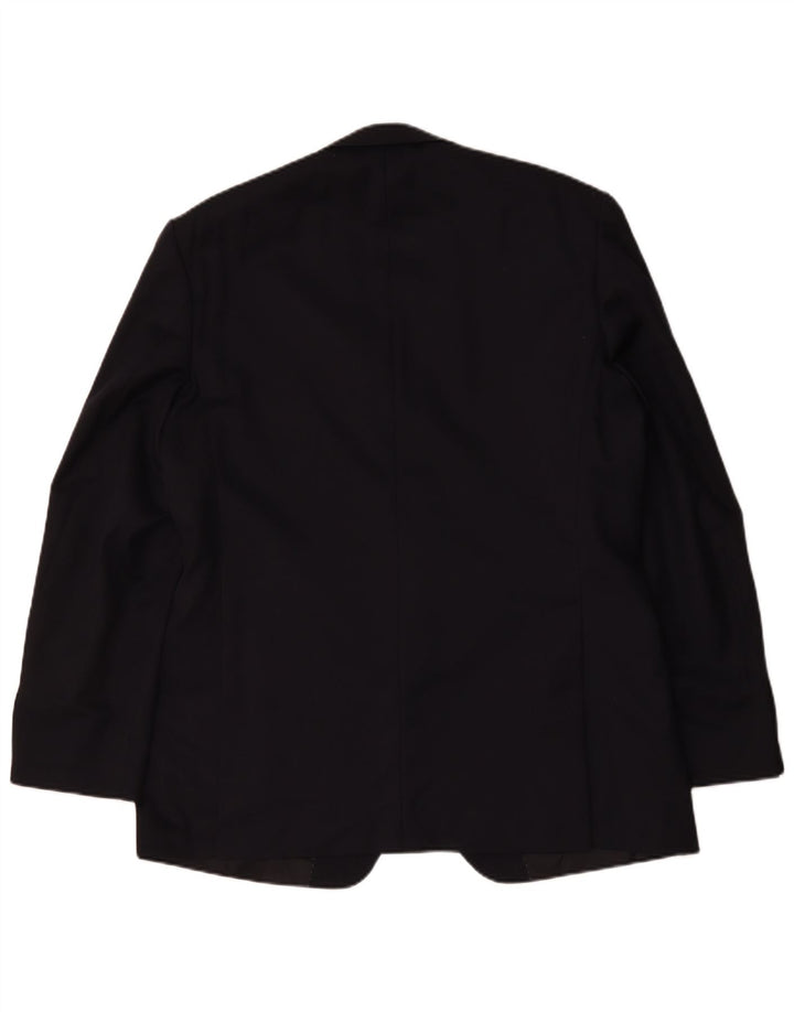 Giacca blazer lunga a 2 bottoni Marks & Spencer da uomo UK 44 XL Blu navy