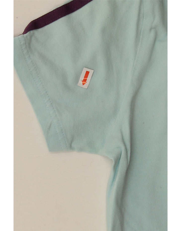 ADIDAS Womens T-Shirt Top EU 36 Small Blue Vintage Adidas and Second-Hand Adidas from Messina Hembry 