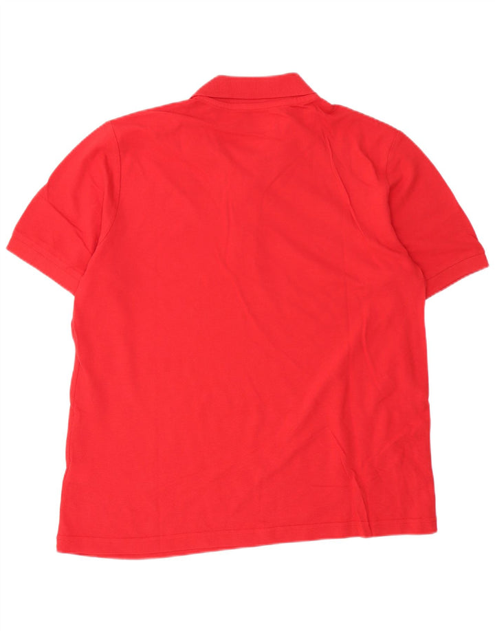 Polo Kappa Uomo Large Rossa In Cotone