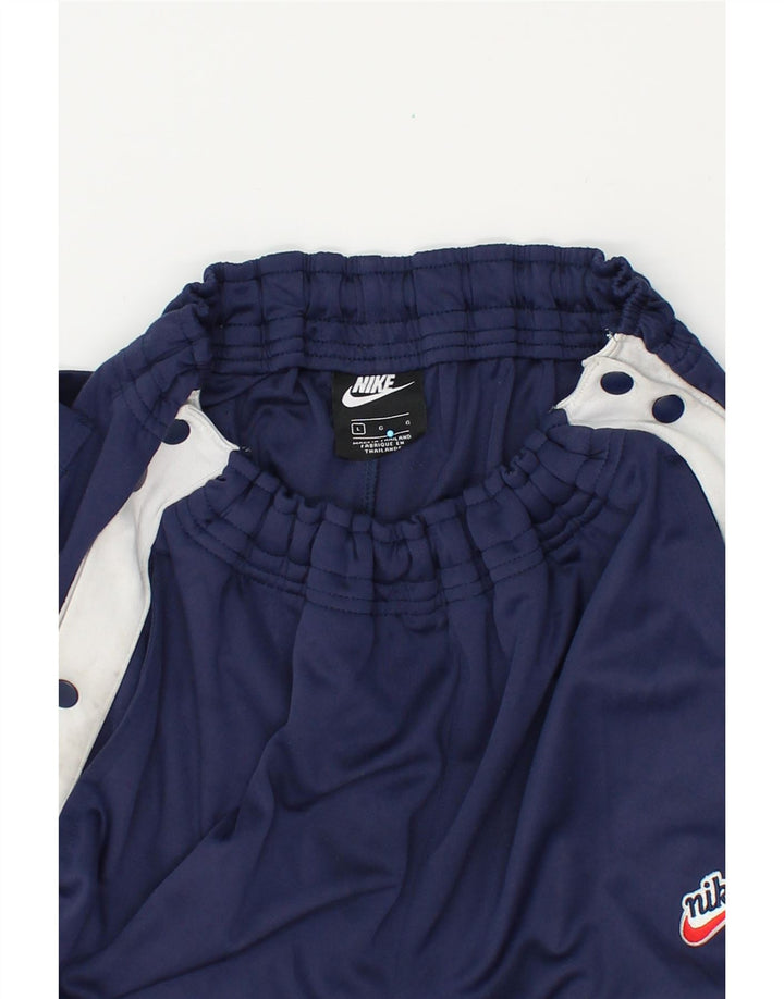NIKE Pantaloni da tuta da uomo Joggers Large Blu navy Colourblock Poliestere