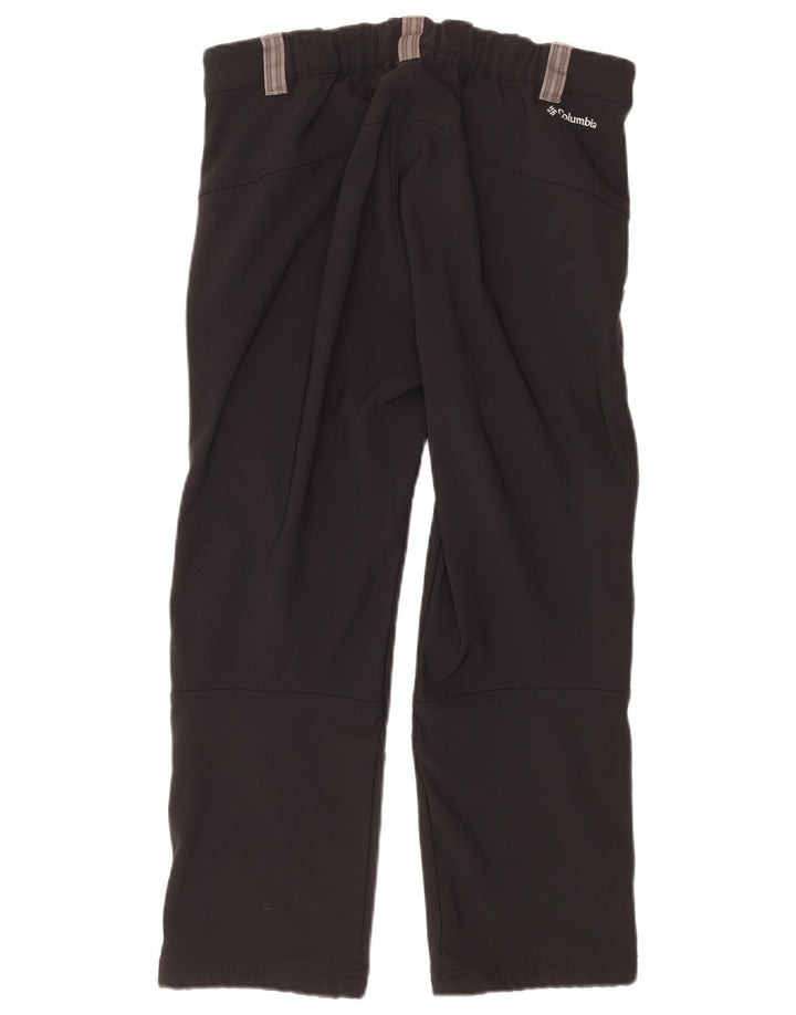 Pantaloni cargo crop Columbia da uomo W36 L23 poliestere nero