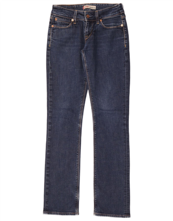 Jeans dritti Levi's 470 da donna W28 L34 cotone blu