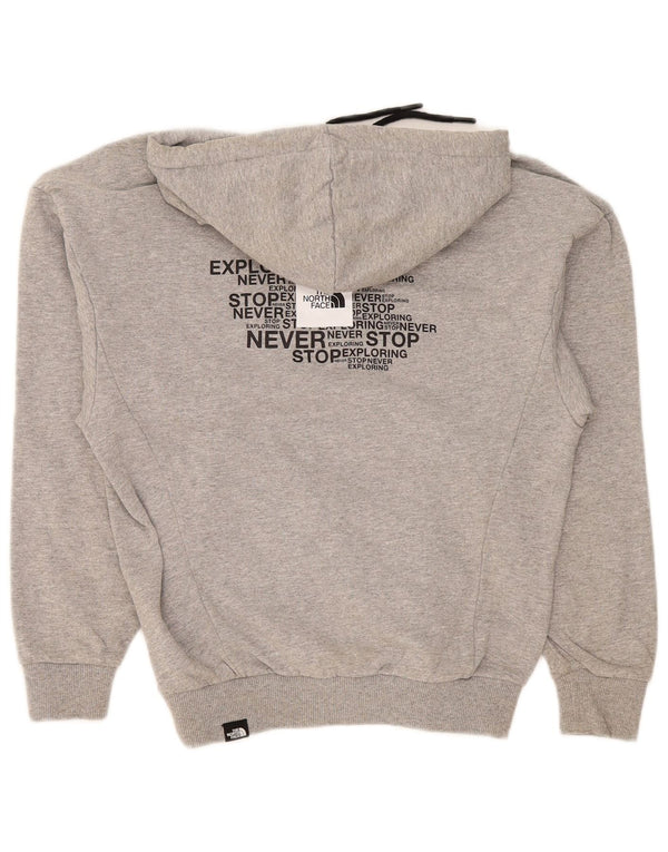 Felpa con cappuccio oversize da donna The North Face UK 10 Small Cotone grigio
