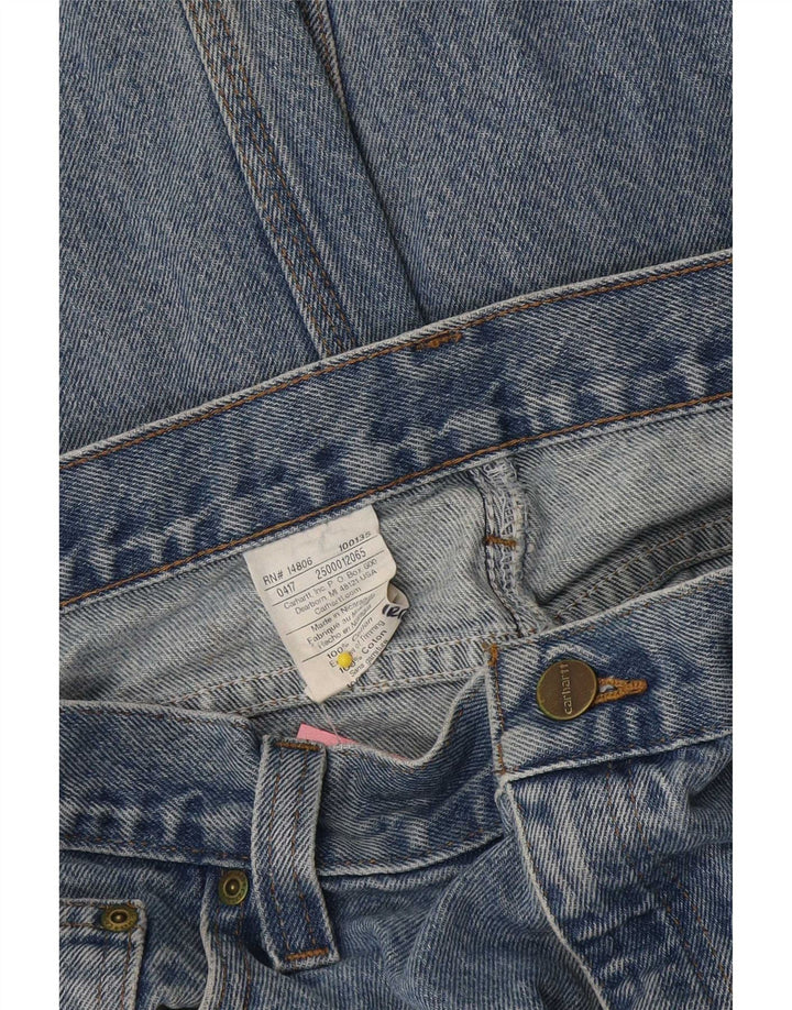 Jeans dritti da uomo Carhartt W40 L30 cotone blu