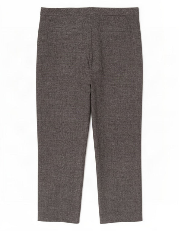 Pantaloni chino dritti da donna Marks & Spencer UK 16 Large W34 L25 Grigio