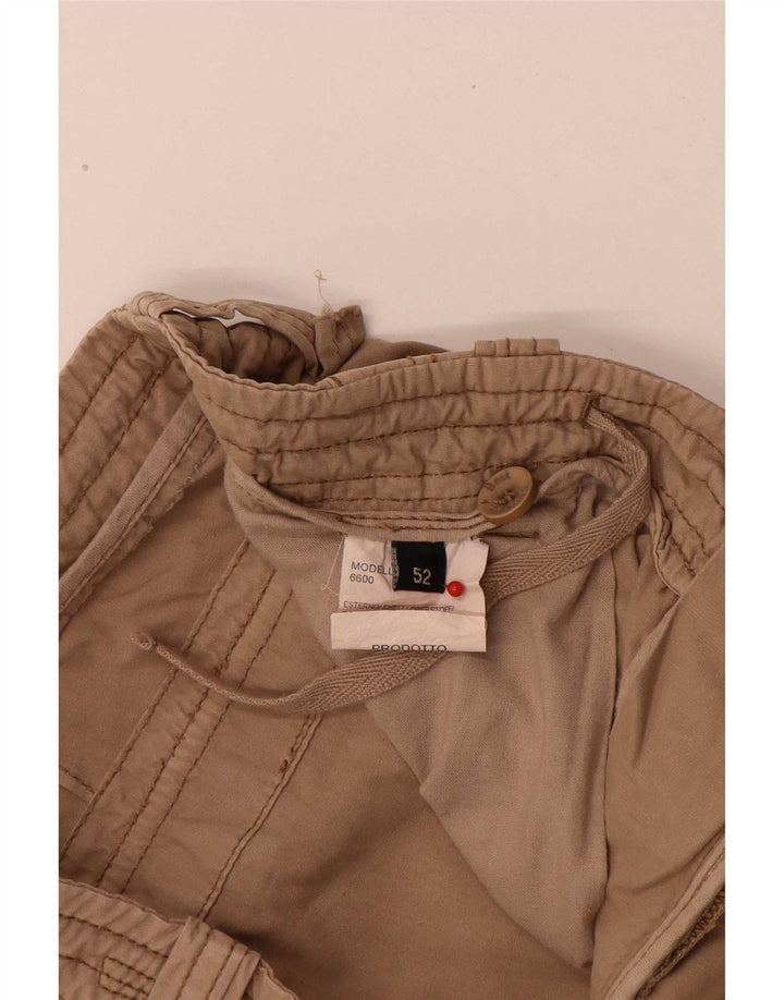 Pantaloncini cargo regolari da uomo Best Company XL W34 cotone beige