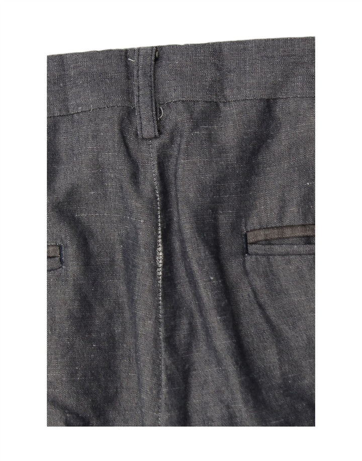 Pantaloni chino dritti da uomo TED BAKER W34 L32 in cotone blu