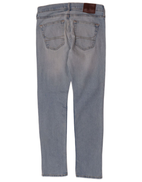 Jeans skinny Hollister da donna W29 L30 cotone blu