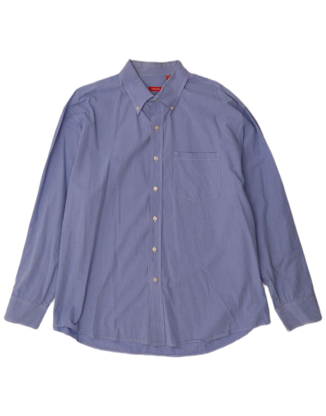 Camicia da uomo IZOD XL in cotone a quadri blu