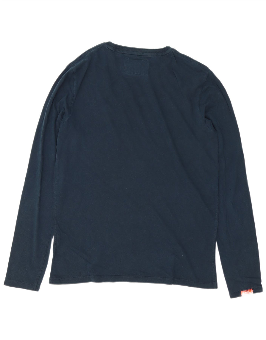Top da uomo a maniche lunghe SUPERDRY grande blu navy