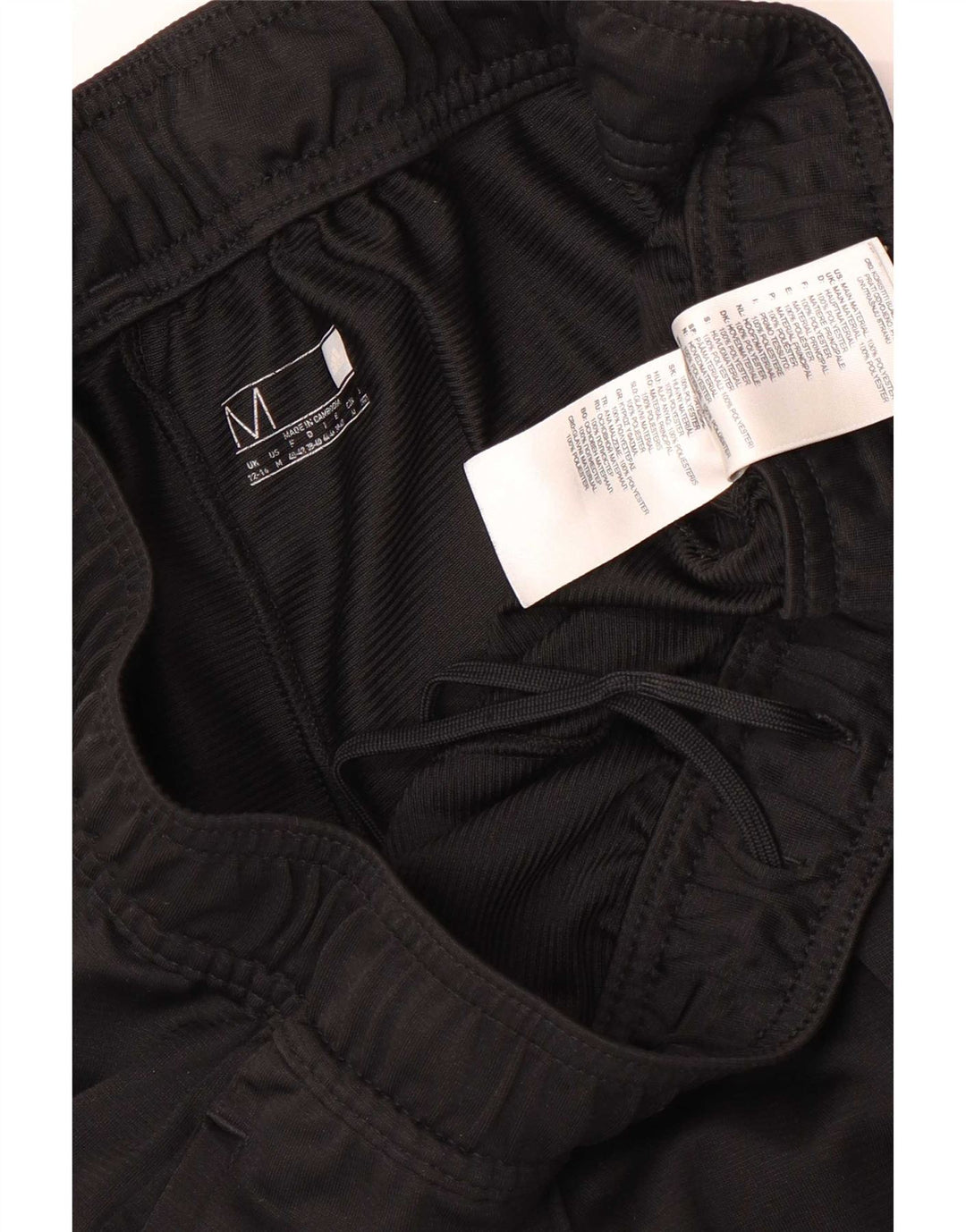 Pantaloni da tuta da donna Adidas UK 12/14 Medium Nero Poliestere