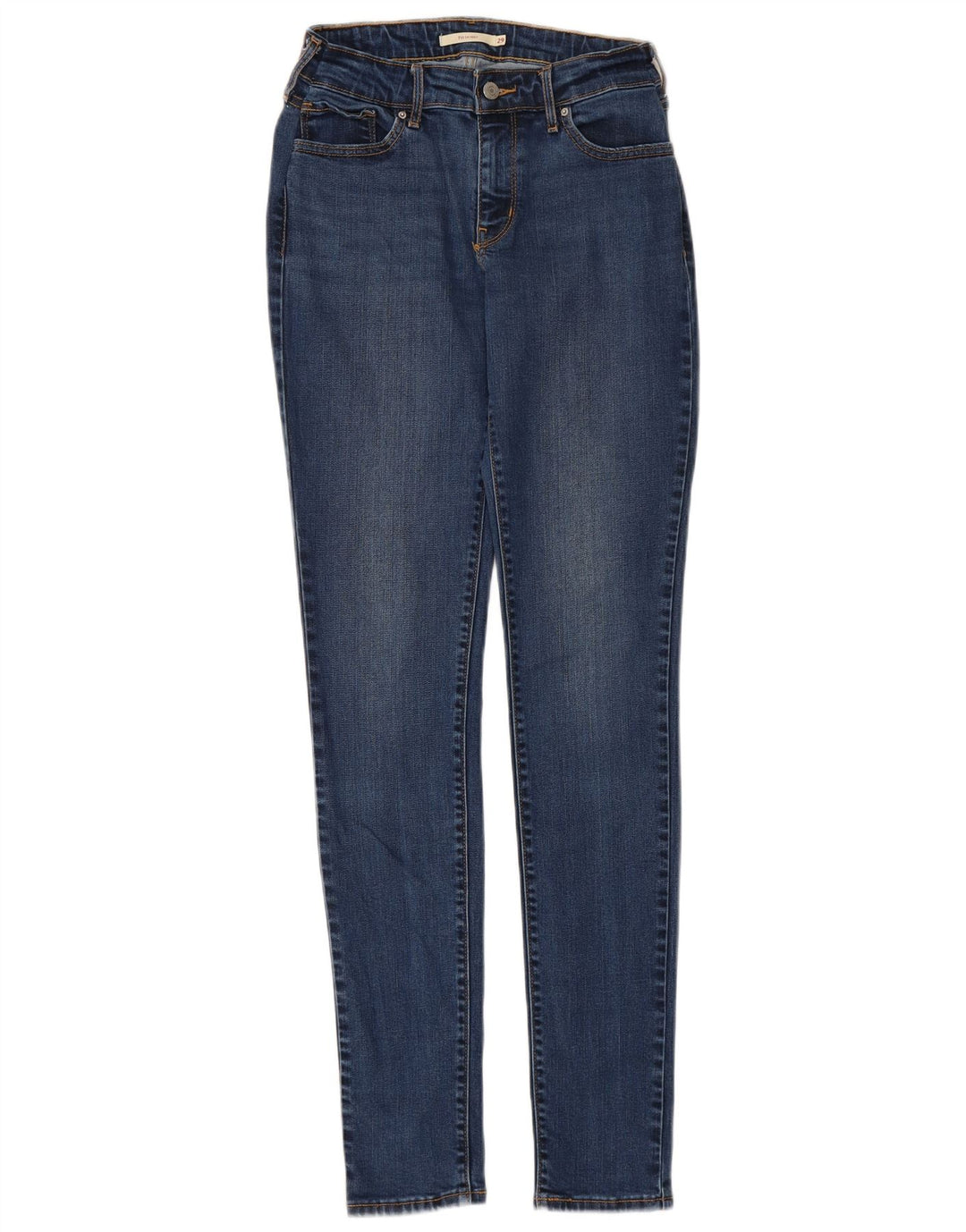 LEVI'S Jeans skinny 711 da donna W29 L34 Lyocell blu