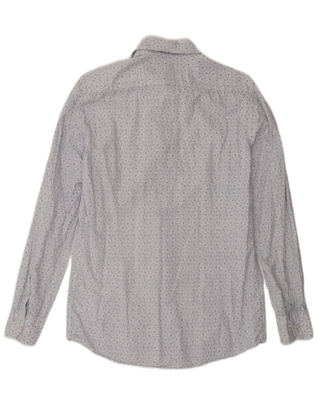 Camicia da uomo Massimo Dutti piccola in cotone floreale bianco