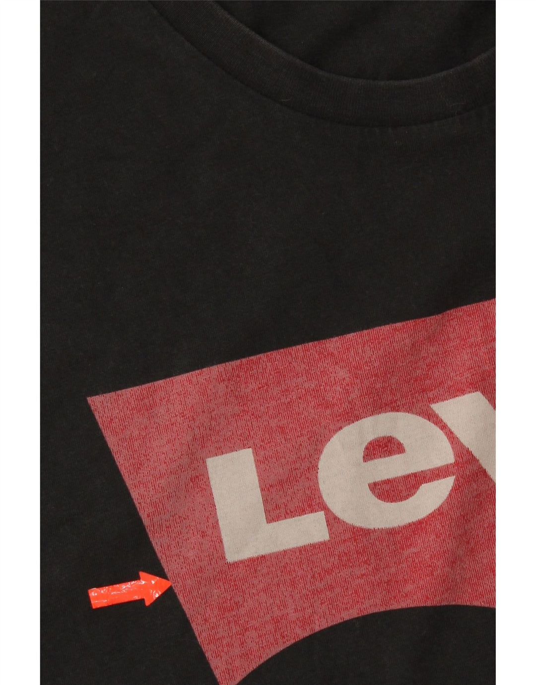 T-shirt grafica da uomo Levi's Top XL in cotone nero