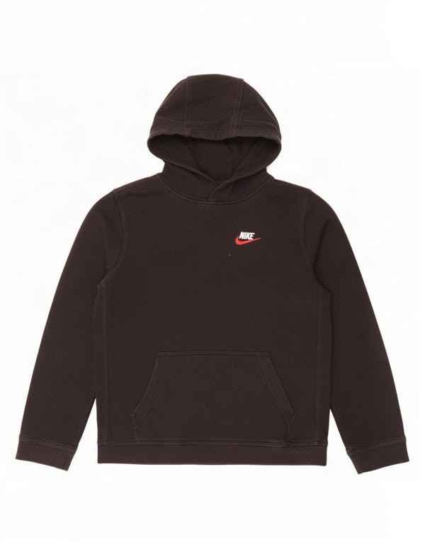 Felpa con cappuccio da ragazzo Nike 13-14 anni XL cotone nero