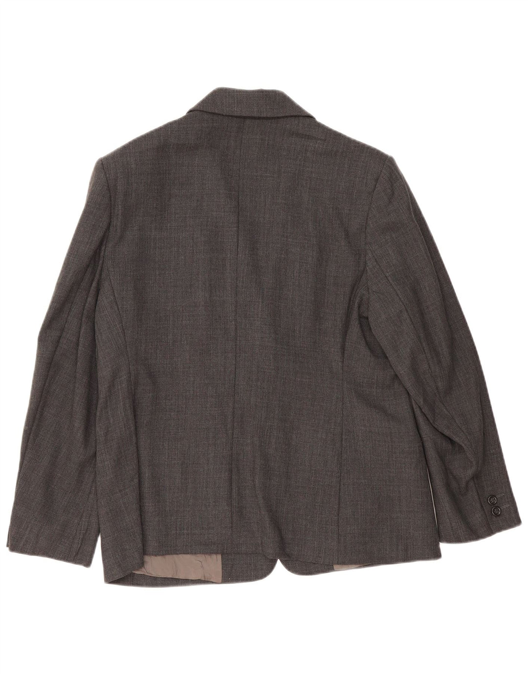 Giacca blazer a 2 bottoni Marks & Spencer da donna UK 16 grande lana grigia