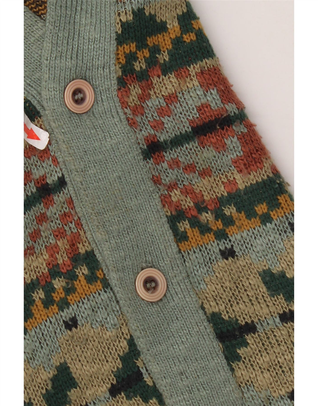 Maglione cardigan da uomo Marks & Spencer medio multicolore Fair Isle
