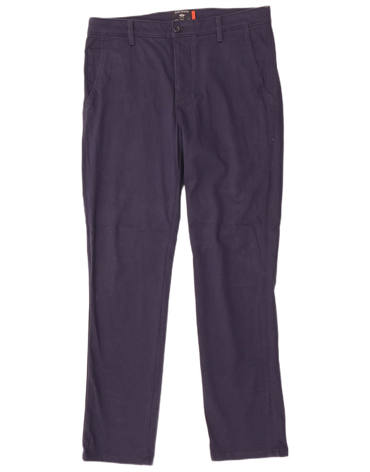 Pantaloni chino slim fit da uomo Dockers W32 L32 blu navy