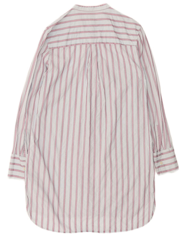 Gap Abito camicia da donna vestibilità ampia UK 14 Cotone a righe blu medio