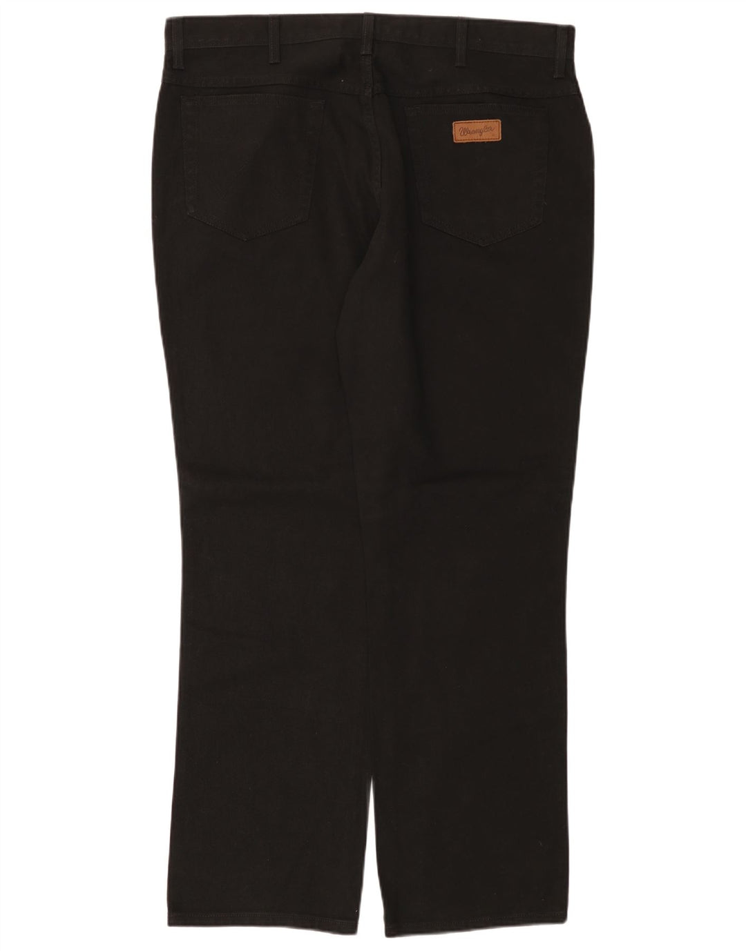 Jeans dritti da donna vestibilità regolare WRANGLER W40 L32 cotone nero