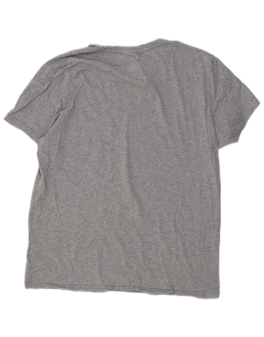 Gant T-shirt grafica da uomo Top grande in cotone grigio