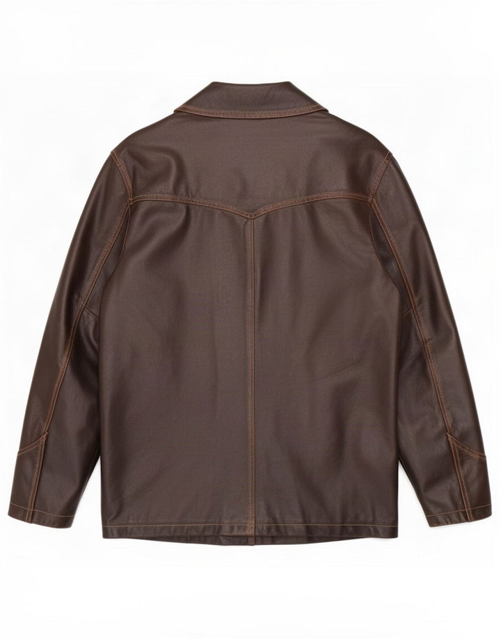 Giacca in pelle da uomo J.J.Scott IT 48 Marrone medio