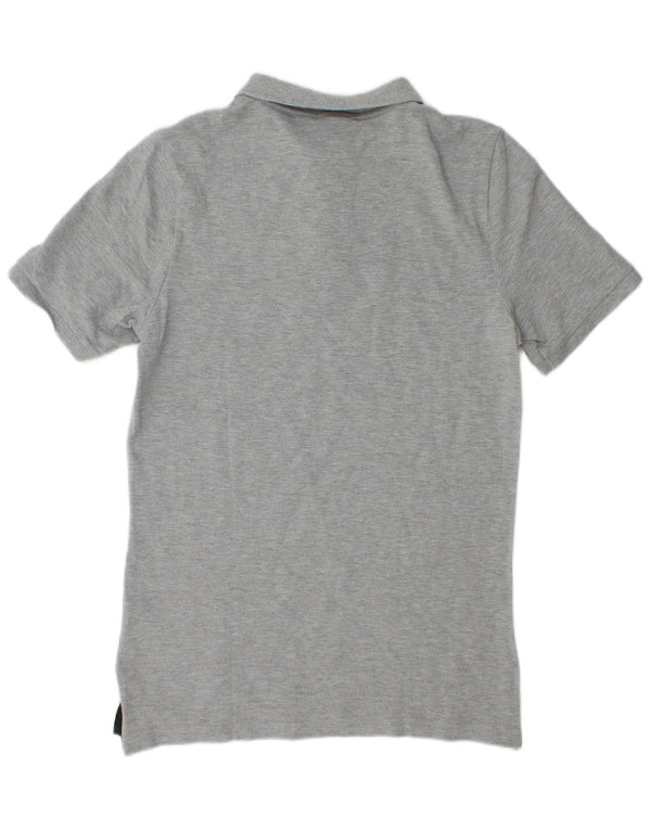 Polo Nike da uomo piccola in cotone grigio