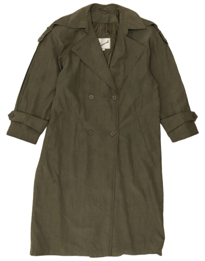 Trench oversize da donna Savannah UK 10 piccolo poliestere verde