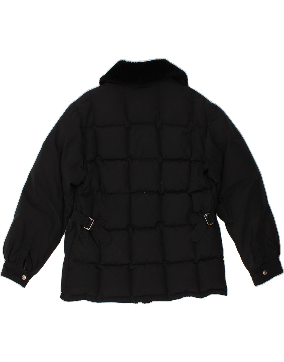 MC KINLEY Womens Padded Jacket IT 44 Medium Black Nylon Vintage MC Kinley and Second-Hand MC Kinley from Messina Hembry 
