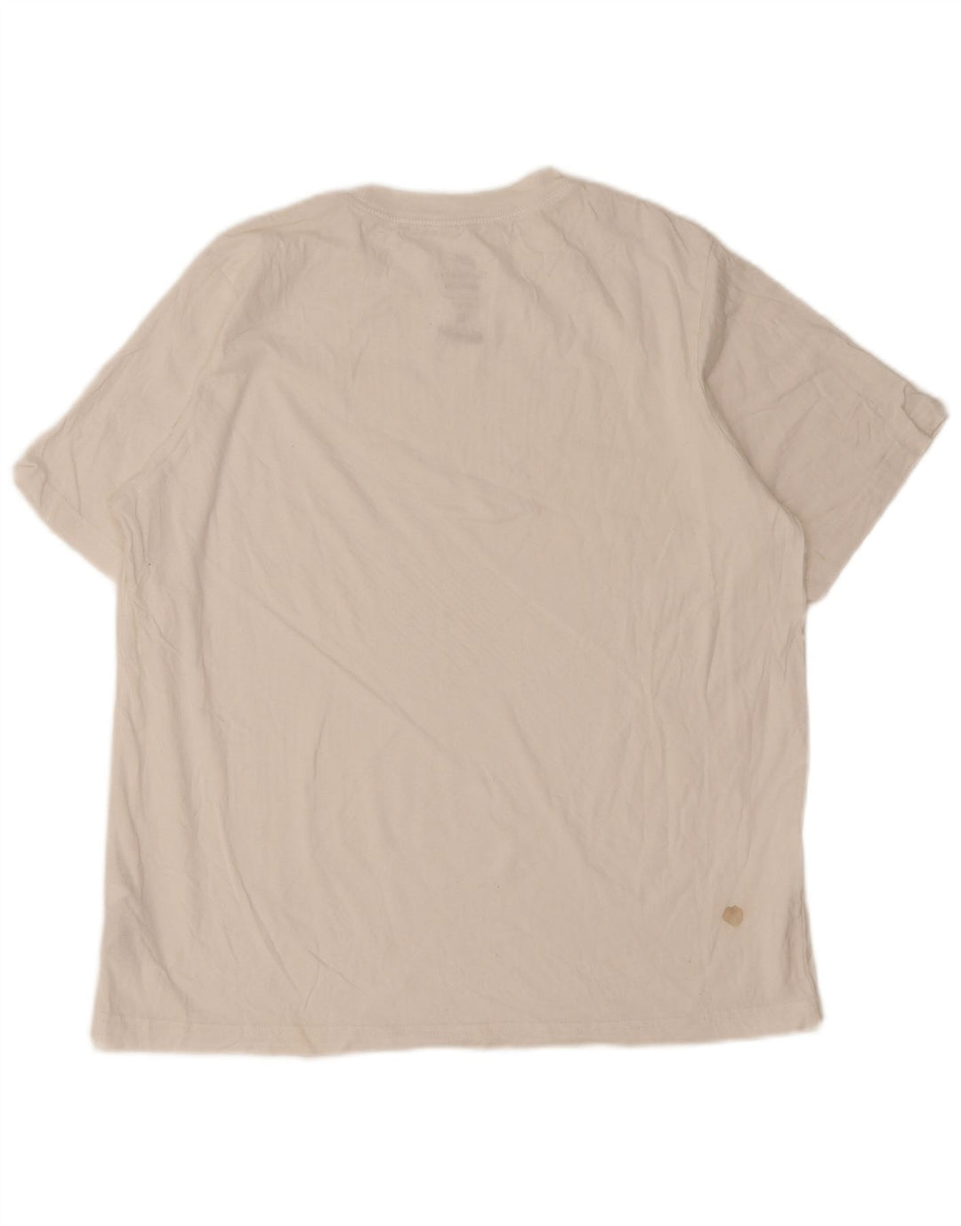T-shirt Nike da uomo vestibilità ampia, top in cotone bianco medio