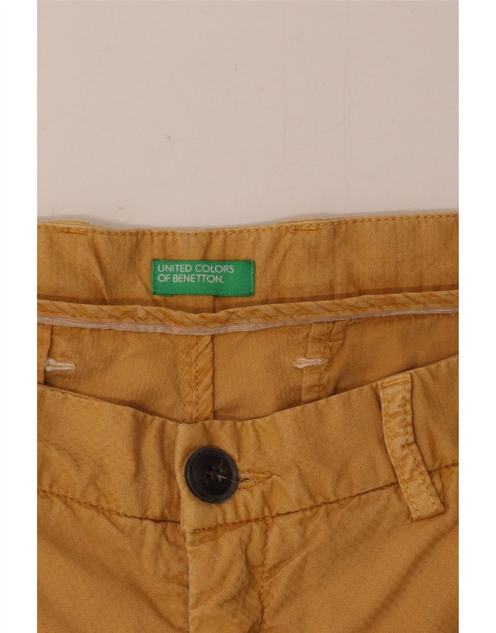Pantaloncini chino da uomo Benetton W38 XL Marrone