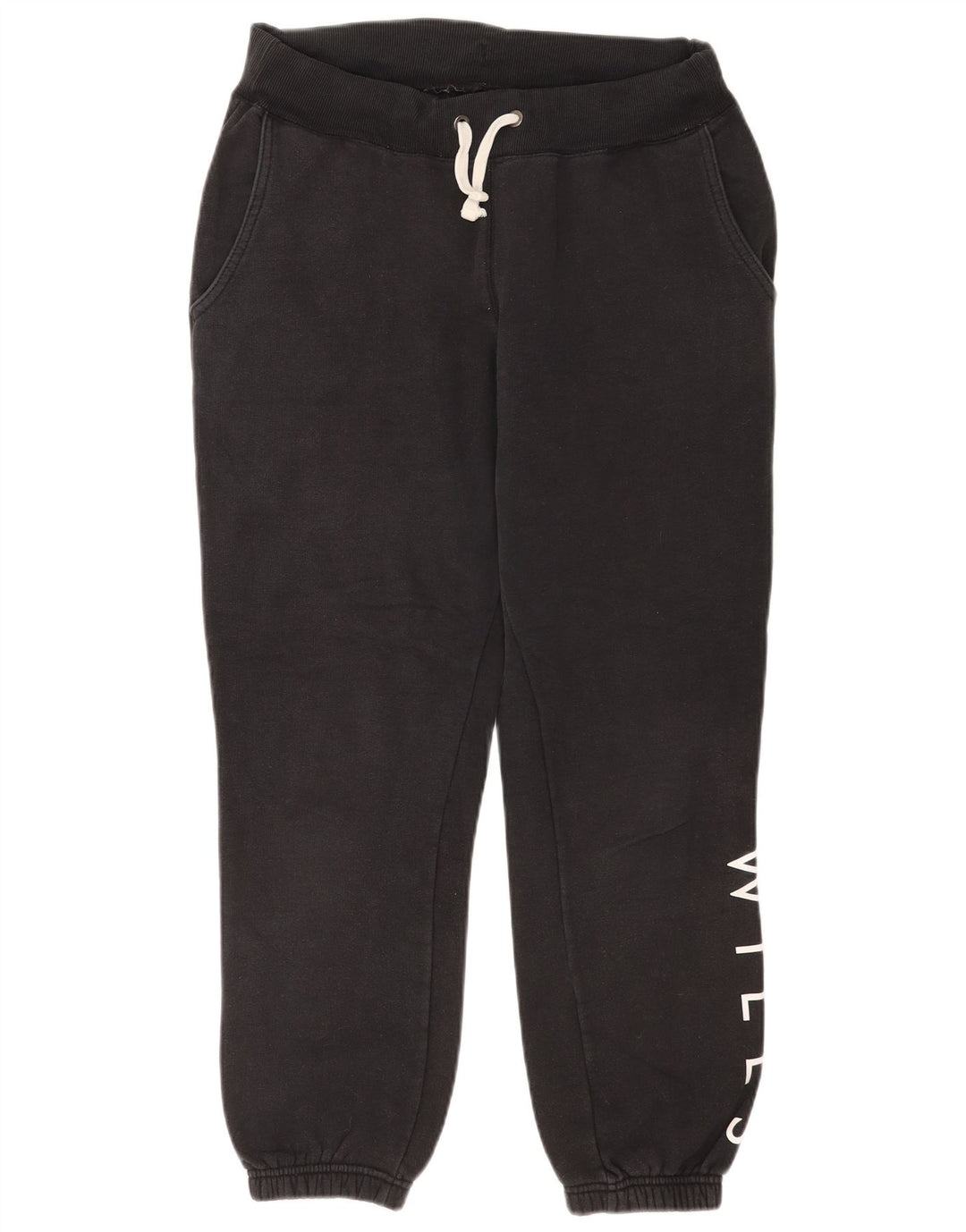Pantaloni da tuta con grafica da uomo Jack Wills Joggers cotone medio nero