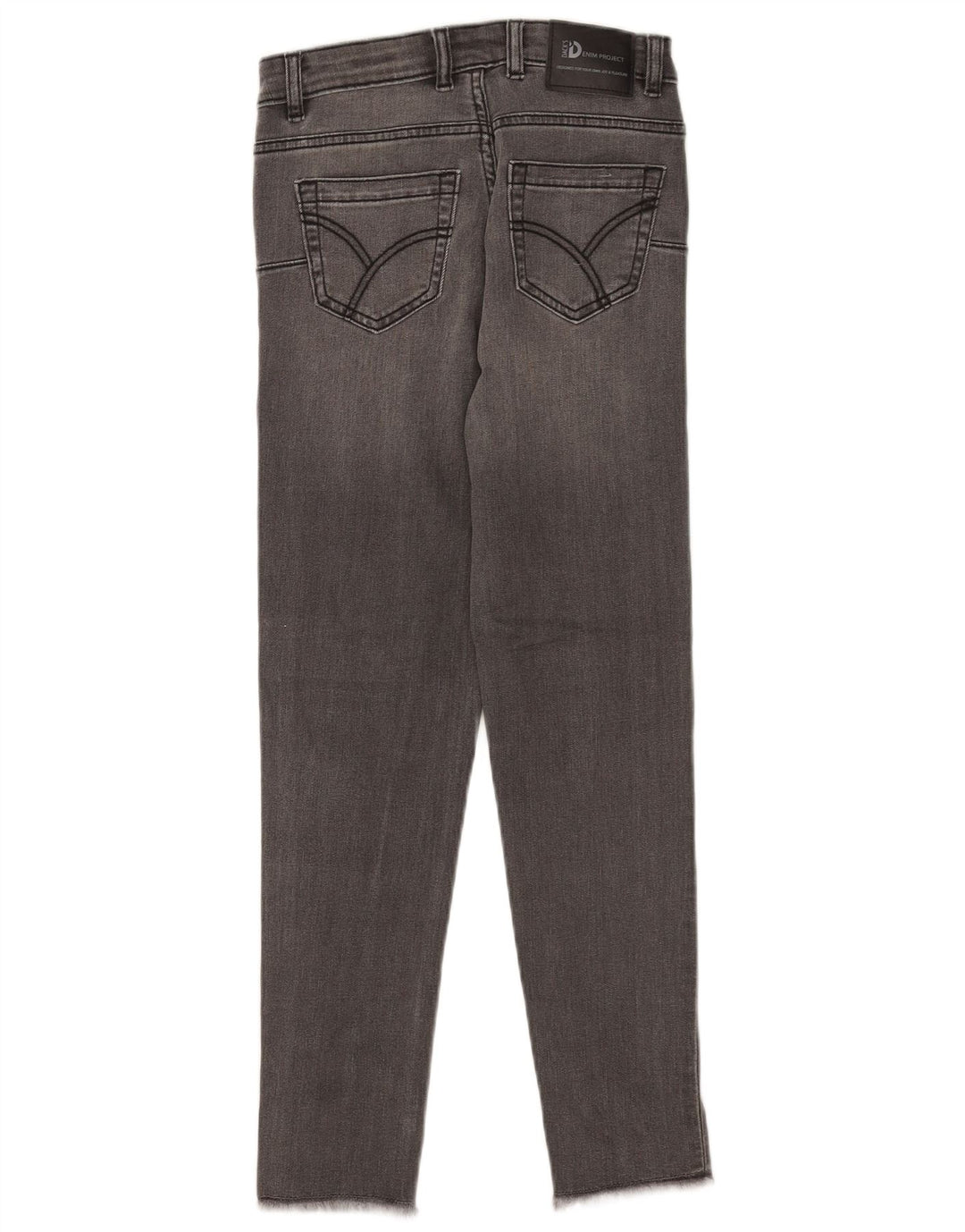 Jeans skinny corti da donna di Dack IT 44 medio W28 L25 grigio