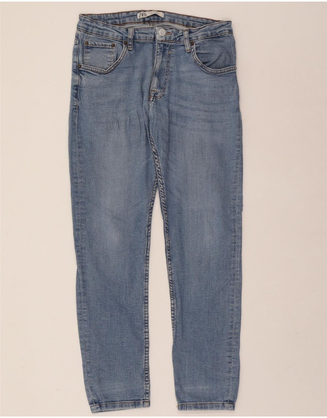 ZARA Mens Slim Jeans EU 42 Large W32 L28 Blue Vintage Zara and Second-Hand Zara from Messina Hembry 