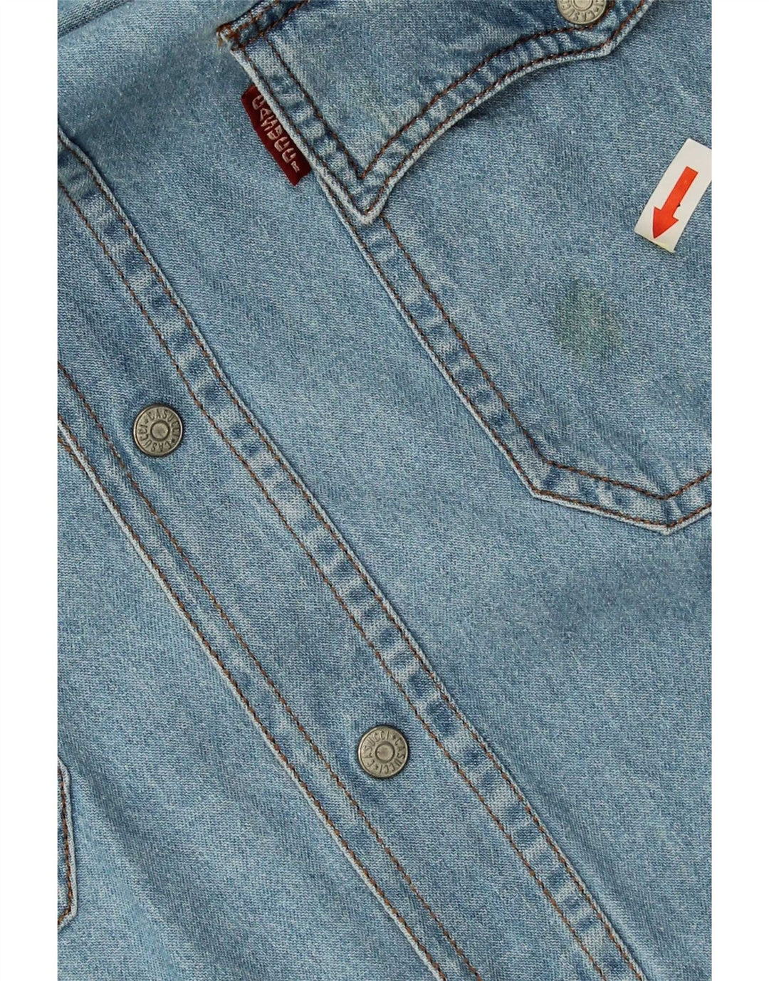 Camicia Denim Uomo Casucci Cotone Blu Medio