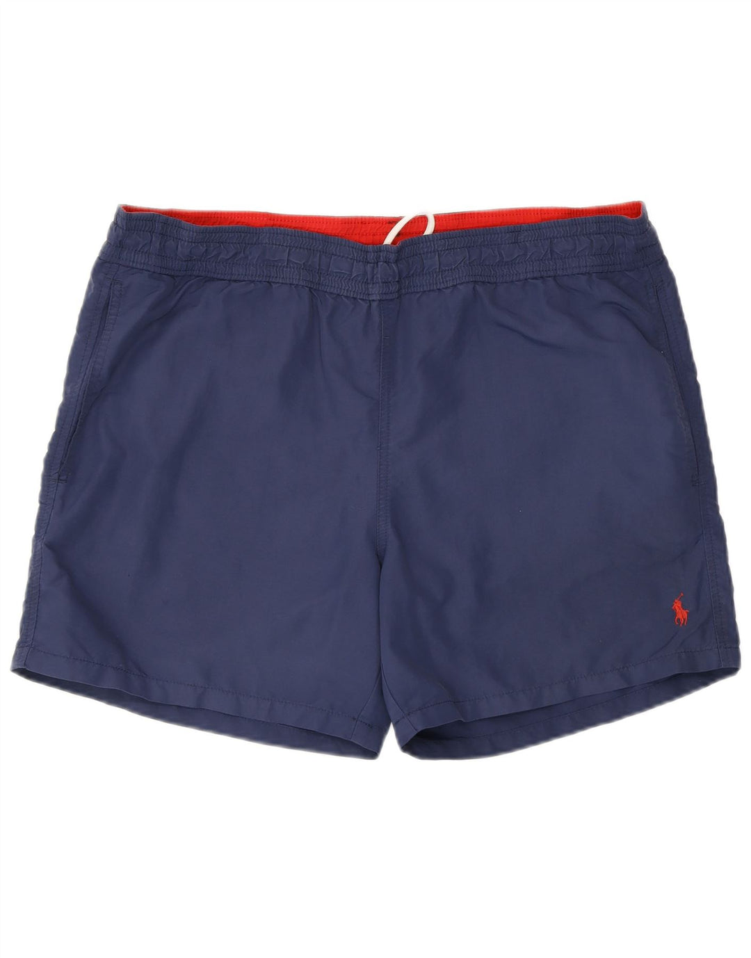 Pantaloncini da bagno da uomo Polo Ralph Lauren nylon medio blu navy