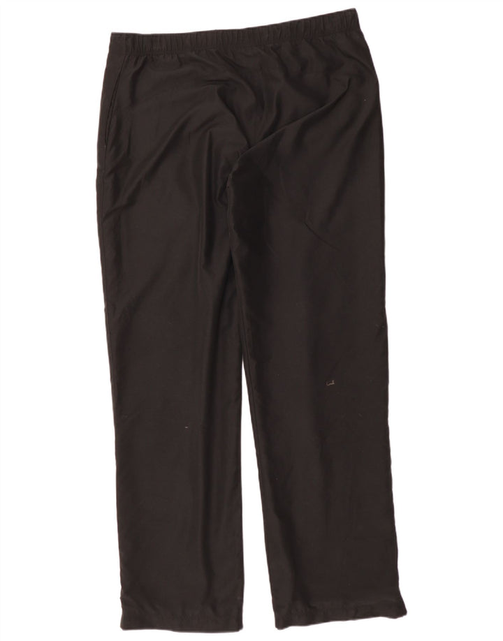 NIKE Womens Tracksuit Trousers US 12/14  Large  Black Polyester