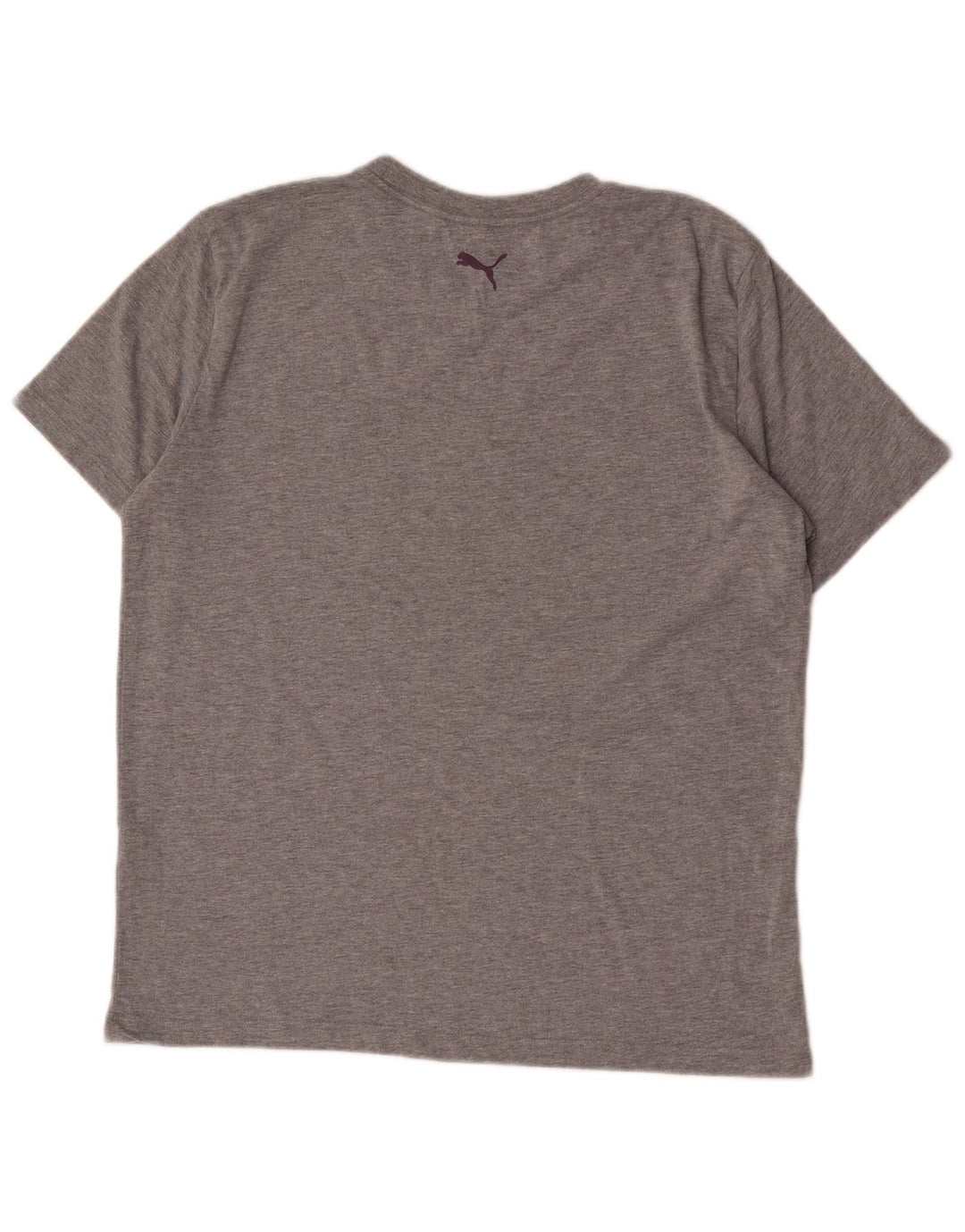 Puma T-shirt grafica da uomo Top grande in cotone chiazzato grigio