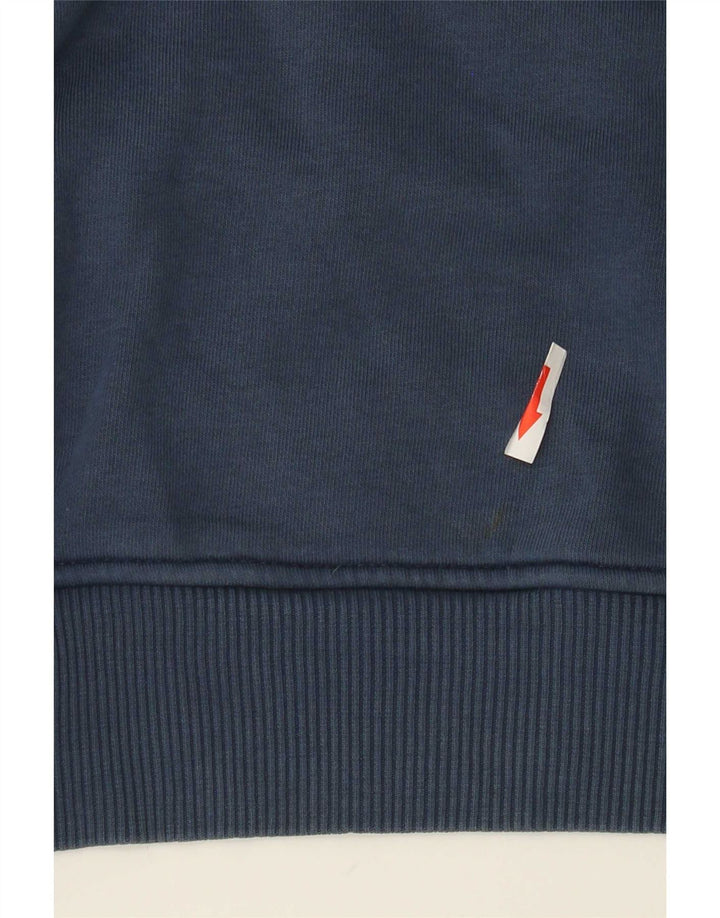 Felpa con cappuccio grafica da uomo The North Face in cotone blu medio